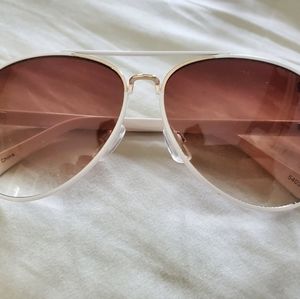Jlo white sunglasses